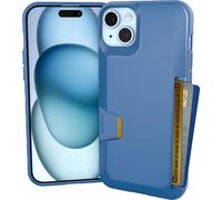 Custodia a portafoglio Smartish per iPhone 15 Plus - Wallet Slayer Vol. 1 [Sottile e protettiva] Porta carte di credito - Custodia con scomparto
