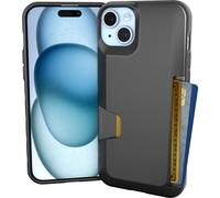 Custodia a portafoglio Smartish per iPhone 15 Plus - Wallet Slayer Vol. 1 [Sottile e protettiva] Porta carte di credito - Custodia con scomparto