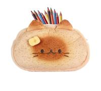 Custodia A - Progettazione Di Peluche Per Il Design Del Gatto Di Toast Per Bambini, Adolescenti Con Stile Estetico Divertente, Borsa Di Cancelleria Per Gli Studenti 'asilo Per L'asilo