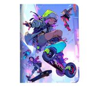 Silver HT - Custodia per tablet Samsung Tab A9 con funzione di supporto Roller