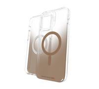 Custodia a scatto Gear4 ZAGG Milan - Custodia trasparente compatibile con MagSafe con dettagli eleganti - per Apple iPhone 13 Pro Max - Oro 702008223