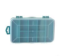 Custodia a scomparti multipli con 13 griglie per riporre in modo efficiente viti, dadi e gioielli, design compatto (verde)