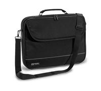CUSTODIA A TASCA PEDEA 66068010 Fair 15,6" in nylon antiurto waterproof con tracolla, Per Computer e laptop da 15,6 ", Dimensioni: A 380 mm, P 28 cm, L 38,5 cm, Nero