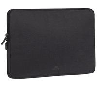 CUSTODIA A TASCA RIVACASE 7703 BLACK - per laptop fino a 13,3" , poliestere, anti-graffio, Per Computer e laptop da 14 ", Dimensioni: A 240 mm, P 30 mm, L 345 mm, Nero