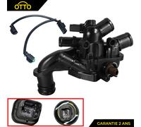 Termostato Flangia Acqua+Sensore + Joint per C4 207 308 3008 5008 DS3 Mini 1.6