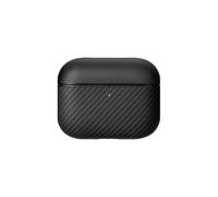 Custodia AirPods Pro 3 Pitaka Magnetica Fibra Aramide Nero Grigio Ultralight