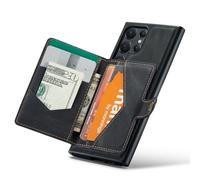 Custodia ajmipo-inumi per Samsung Galaxy S23ultra/S23Plus/S23 con copertura del telefono per slot per il supporto per la scheda del portafoglio rimovibile magnetico (S23Plus, Red)