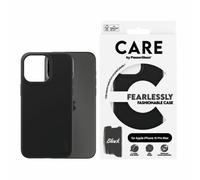 Custodia alla moda PanzerGlass nera per iPhone 15 Pro Max.