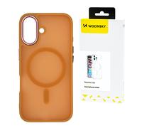 Custodia alla moda per Samsung Galaxy S25 Ultra con MagSafe posteriore - Arancione