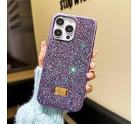 Custodia Altartar per iPhone 17 Pro Max, con glitter, in silicone, protezione per fotocamera ultrasottile, cover lussuosa, paraurti per ragazze - Viola