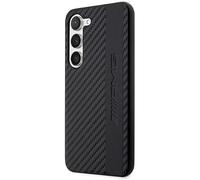 Custodia AMG AMHCS23SBLSCA S23 S911 Nero Custodia rigida Carbon Stripe&Embossed