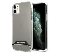 Custodia AMG Electroplate trasparente nera per iPhone 11