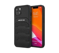 Custodia AMG per iPhone 13 Pro Max, nera - Custodia in pelle