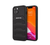Custodia AMG per iPhone 13 Pro, nera - Custodia rigida in pelle