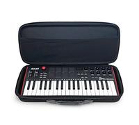Custodia analogica PULSE per Akai MPK Mini Plus (robusta custodia in EVA di alta qualità con rivestimento protettivo in velluto supermorbido e scomparto per cavi integrato), nera
