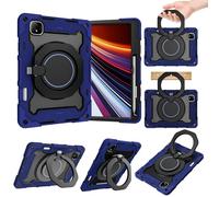 Custodia anti-ingiallimento per tablet Custodia for Bambini for Honor Pad GT Pro 12.3" / MagicPad 2 . Cover Tablet, in TPU Resistente Antiurto Cavalletto Robusta Protettiva con Tracolla(Dark Blue)