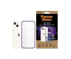 Custodia antibatterica PanzerGlass ClearCase per iPhone 13, stile militare.