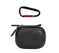 Custodia antipolvere a prova di sporco per fotocamera Insta360 Go Ultra, custodia rigida in PU a prova di spruzzi con fodera in velluto, doppia cerniera e gancio in metallo per accessori per