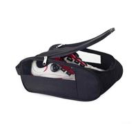 Custodia antipolvere impermeabile per scarpe da golf con tessuto Oxford e barriere laterali, progettata per riporre scarpe sportive portatili (nero)
