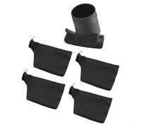 Custodia antipolvere per sega troncatrice 255 con cerniera e supporto per filo, confezione da 4 sacchetti per la raccolta della polvere compatibili con strumenti per la lavorazione del legno (A)