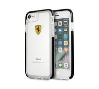 Custodia antiurto Ferrari, nero trasparente - iPhone 7 / 8 / SE 2020 / SE 2022