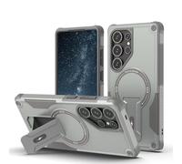 Custodia Antiurto For Samsung Galaxy S25/S25 Plus/S25 Ultra, Con Supporto Magnetico Invisibile, Supporta La Ricarica Wireless(Gray,S25 Plus)