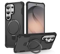 Custodia Antiurto For Samsung Galaxy S26/S26 Plus/S26 Ultra, Cover Sottile Resistente Agli Urti Militare, Custodia Fredda Con Anello Di Aspirazione Magnetico(Black,S26)