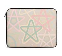 Custodia antiurto in neoprene con stampa graffiti fronte/retro, adatta per MacBook da 10, 12, 13, 15, 17 pollici, dispositivi HP, leggero e design con cerniera di facile accesso (G, 10")
