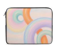 Custodia antiurto in neoprene con stampa graffiti fronte/retro, adatta per MacBook da 10, 12, 13, 15, 17 pollici, dispositivi HP, leggero e design con cerniera di facile accesso (10", M)