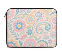 Custodia antiurto in neoprene con stampa graffiti fronte/retro, adatta per MacBook da 10, 12, 13, 15, 17 pollici, dispositivi HP, leggero e design con cerniera di facile accesso (15", L)
