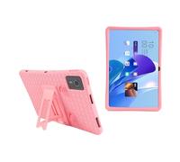 Custodia antiurto in silicone compatibile con Lenovo Chromebook Duet 11 (11M889) 11" 2024 Tablet Custodia con supporto regolabile Funda(Red)