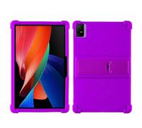 Custodia antiurto in silicone for airbag adatta for TCL NxtPaper Tab 11 9166G 9466X 10.95" Tablet Custodia con supporto regolabile multi-angolo(PURPLE,TAB 11 9166G)