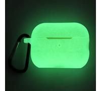 Custodia antiurto in silicone per AirPods Pro di seconda generazione (2022) - Verde fluorescente al buio