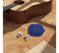 Custodia antiurto in silicone per Beats Powerbeats Pro 2 con moschettone, misura personalizzata per proteggere gli auricolari da cadute e graffi (arancione)