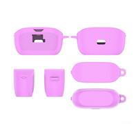 Custodia antiurto in silicone per JBL Vibe Buds Comodo accessorio portachiavi per uso quotidiano (nero)