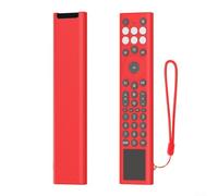 Custodia antiurto in silicone per telecomando HISENSE ERF6A66, antiscivolo e completamente funzionale a tutti i comandi, colore rosso