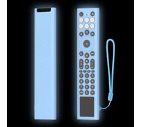 Custodia antiurto in silicone per telecomando HISENSE ERF6A66, antiscivolo e completamente funzionale a tutti i comandi (blu luminoso)