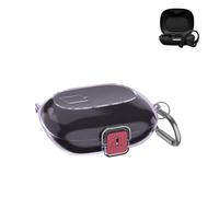 Custodia antiurto in TPU compatibile con JBL Sense Lite, custodia protettiva impermeabile e resistente al sudore con moschettone per sport all'aria aperta, viola