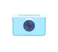 Custodia antiurto per PC per Retroid Pocket Flip 2 - Cover rigida trasparente con protezione contro le cadute per console portatile - Trasparente per Slim Fit 14,7 cm (blu)