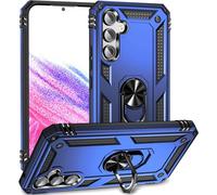 Custodia antiurto resistente con anello girevole in metallo a 360 e supporto integrato per Samsung Galaxy A54 5G - Viola (compatibile con Galaxy