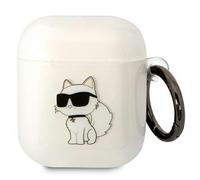 Custodia Apple AirPods Karl Lagerfeld Ikonik Choupette Trasparente