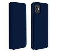 Custodia Apple iPhone 11 Portacarte Funzione Supporto Similpelle Liscia Blu