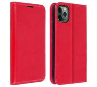 Custodia in vera pelle rossa Avizar per Apple iPhone 11 Pro Max