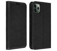 Custodia Apple iPhone 11 ProPelle Portafoglio Funzione Stand - Nero