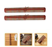 Custodia arrotolabile per 2 pennelli - Portapennelli per calligrafia cinese -