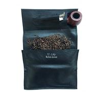 Custodia arrotolabile per pipa, tabacco, per la conservazione di tabacco, custodia idratante e accessori come manomissione per pipe, detergente per pipe, verde