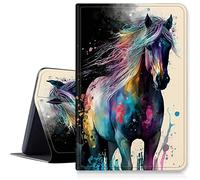 Custodia Art Horse per Samsung Galaxy Tab S6 Lite 10,4 pollici 2022/2020, custodia pieghevole in pelle PU antiurto con funzione sleep/wake automatica, per Galaxy Tab S6 Lite (SM-P610/P613/P615/P619)