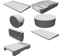 Custodia Atari S810 per Scheda Sio2Arduino - Kit Case Stampato in 3D