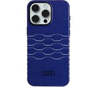 Custodia Audi MagSafe blu per iPhone 15 Pro Max