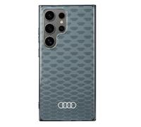 Custodia Audi MagSafe grigia per Samsung Galaxy S24 Ultra.